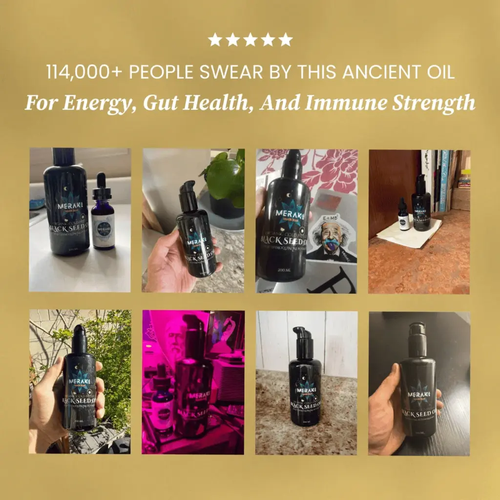 Organic Black Seed Oil With 3% Thymoquinone
