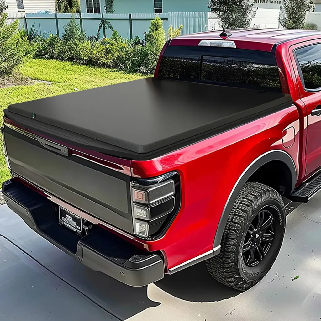 YITAMOTOR Tri Fold Tonneau Cover for Ford F-150 5.5ft Bed