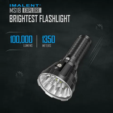 IMALENT MS18 100000 Lumen Flashlight Review