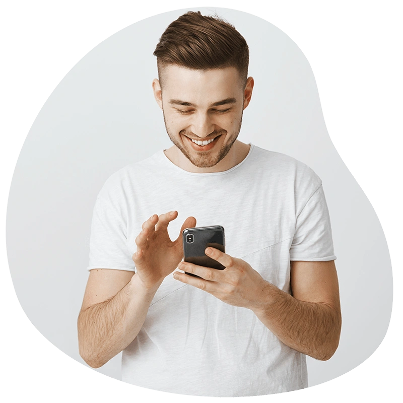 MOREMINS virtual phone number app concept illustration